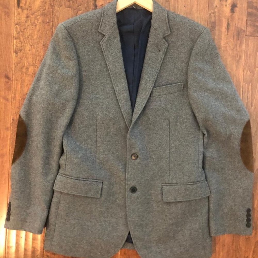 J Crew Men's Ludlow Wool Jacket Blazer Sport Coat 40L, EUC